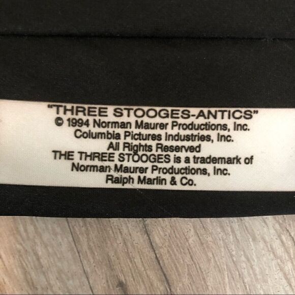 Vintage Ralph Marlin “Three Stooges Antics” Tie - Picture 6 of 6